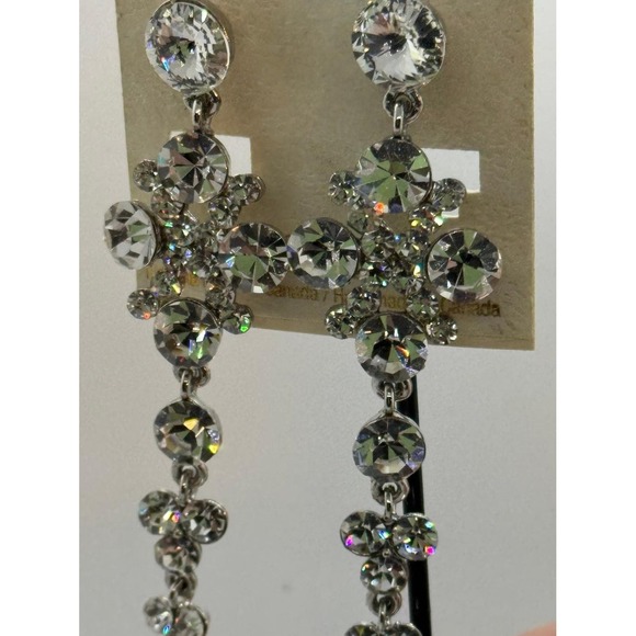Georgianni Swarovski Crystal Dangle Earrings - Picture 4 of 8
